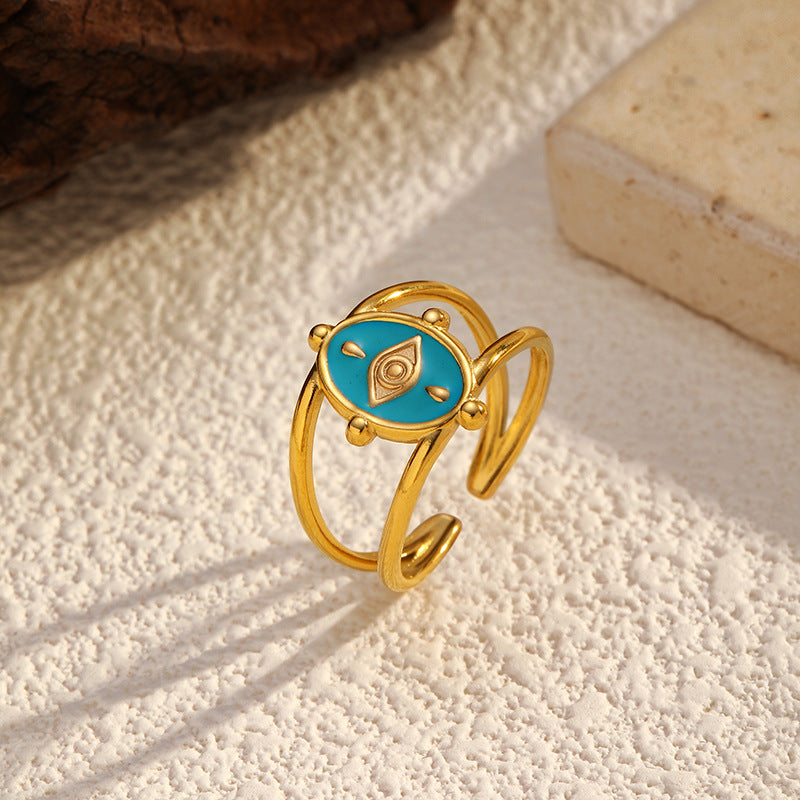 Wholesale Vintage Open Natural Stone Ring